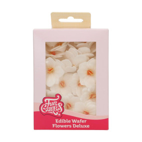 18 Flores Comestíveis Hortência Wafer