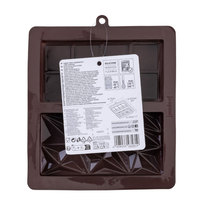 Molde Tablete Chocolate Dubai