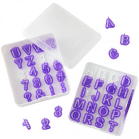 Cortadores letras e números wilton