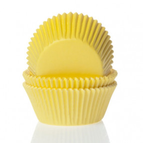 Formas Mini Cupcake Amarelas - Conj. 60