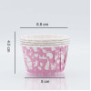 FORMAS CUPCAKE ROSA BEBÉS- CONJ. 24
