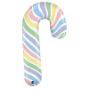 Balão Candy Cane PASTEL 104cm