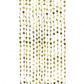 Cortina Estrelas Douradas