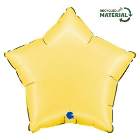 Balão Estrela AMARELO BANANA
