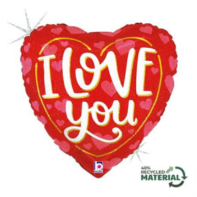 Balão Coração Love You