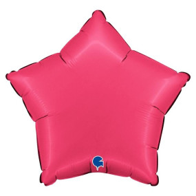 Balão Estrela Rosa 46cm