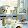 Greengate Expositor Dourado para Pratos