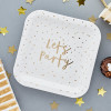 Pratos Let's Party Gold