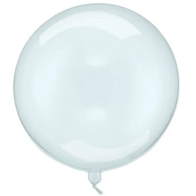 Balão Transparente Azul 40cm