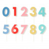 Topo Bolo Números Acrilico