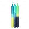 Velas 3 Tons Azul