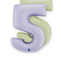 BALOES NUMEROS LILAS / VERDE
