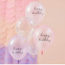Balões Happy Birthday Conchas - conj.5