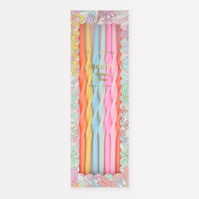 Velas Altas Liberty Rainbow Meri Meri