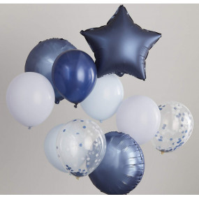 Bouquet Balões Azuis