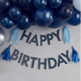 Grinalda Happy Birthday Azul