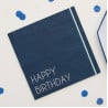 Guardanapos Azuis Happy Birthday
