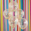 Balões CONFETIS COLORIDOS HELLO 30