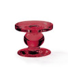 Castiçal Vidro  Vermelho 7cm