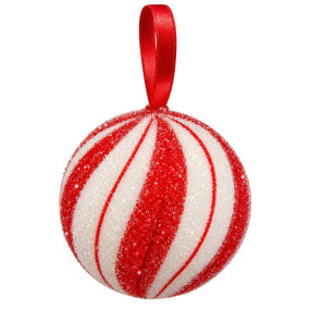Bola Natal Swirl 12cm