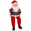 Pai Natal de Sentar com Livro 19cm