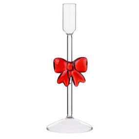 Castiçal Laço Vermelho