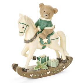 Cavalinho com Ursinho 32cm