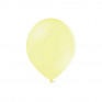 50 Balões Latex Amarelo Pastel 12cm