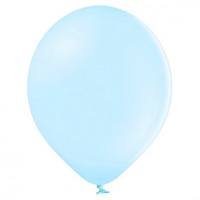 100 Balões Latex Azul Claro Pastel 30cm
