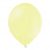 50 Balões Latex Amarelo Pastel 27CM