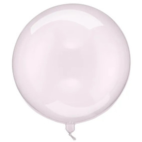 Balão Transparente Rosa 40cm