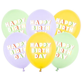 Balões Happy Birthday - conj.6