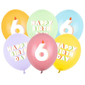 Balões Happy Birthday 6- conj.6