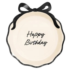 Pratos HAPPY BIRTHDAY LAÇO