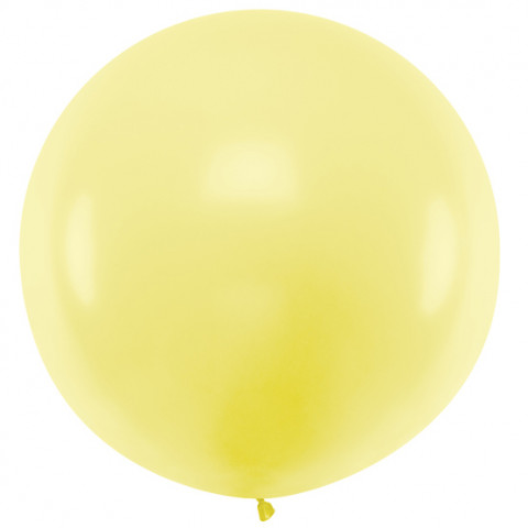 Balão Amarelo PASTEL 1m