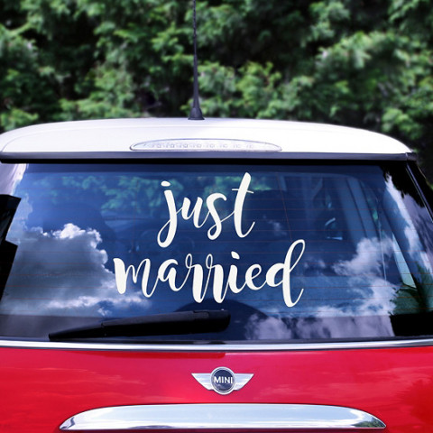 Sticker Just Married