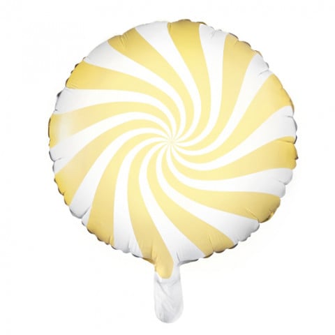 Balão Candy Amarelo Claro 35cm