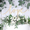 Topo Bolo Madeira "Love"