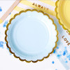 Pratos Azul Gold