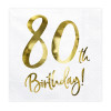 Guardanapos 80 Gold