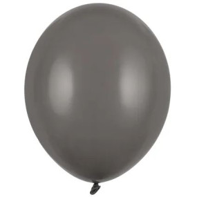 10 Balões Latex Cinza 30cm