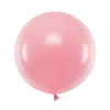 BALÃO LATEX ROSA BEBE PASTEL 60CM