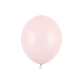 10 Balões Latex Rosa Pálido Pastel 12cm
