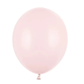 10 Balões Latex Rosa Pálido Pastel 23cm