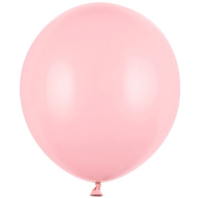 25 Balões Latex Rosa Bebe Pastel 43cm
