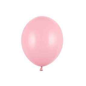 10 Balões Latex Rosa Bebé Pastel 12cm
