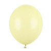 50 Balões Latex Amarelo Pastel 23cm
