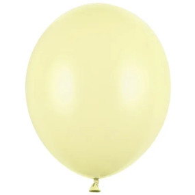 100 Balões Latex Amarelo Claro Pastel 30CM