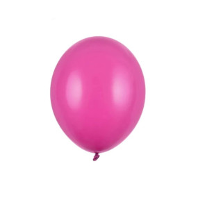 10 Balões Latex Rosa Quente 12cm