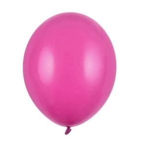10 Balões Latex Rosa Quente 23cm